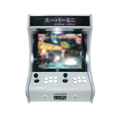 China Wholesale 2 Players Wooden Bartop Mini Retro Arcade Cabinet 19inch Game Console Bartop Machine Manufacturer for sale