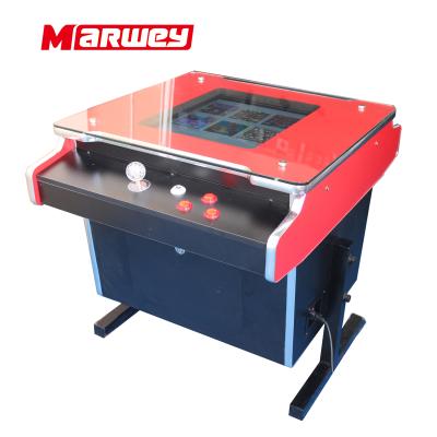 China Retro Metal Pandora Arcade Table Classic 60 in 1 Joystick Arcade Games Video Cocktail Coin Operated Game Box Machine Cabinet for sale