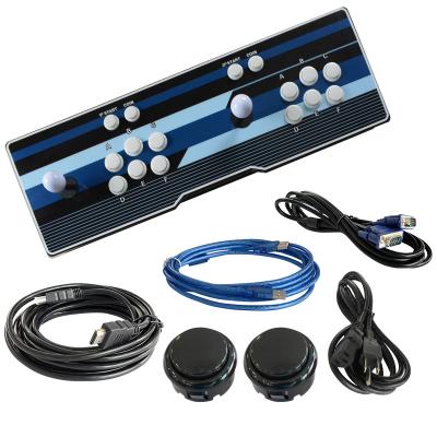 China Multi Players Unit Support 680 Classic Games TV , PC Output 2 Players Video Box 4S Metal Joystick Arcade Game Console for sale