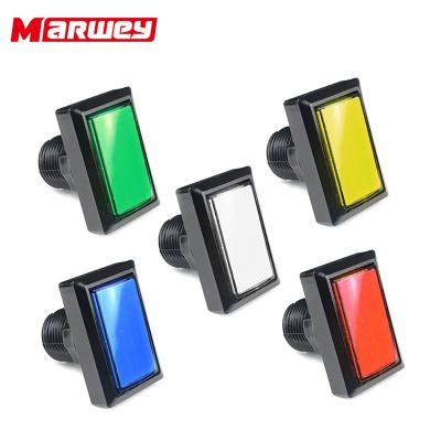 China 12V Led Delay Zero Push Button Switch Illuminated Arcade Game Tool Gamer Finger Arcade Buttons for sale