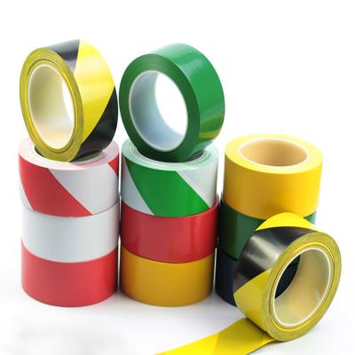 China Road Marking Barricade Anti Corrosion Sale Caution Adhesive PVC Tape Warning Device Waterproof Hot Custom Fabric for sale