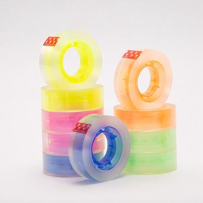 China Waterproof office use tape stationery tape safe and easy to use student also use colorful tape for sale