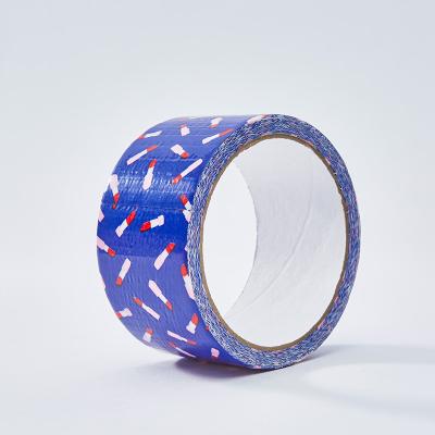 China Custom Wear-resistant Single Side Self-adhesive Calico Tape Hot Selling Waterproof Self-adhesive Calico Large Strength Self-Adhesive Tape for sale