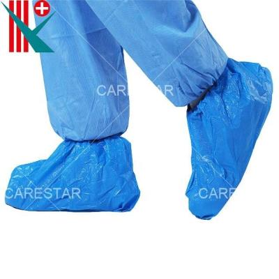 China Lightweight Disposable CPE Shoe Cover, with Diamond Embossing for sale