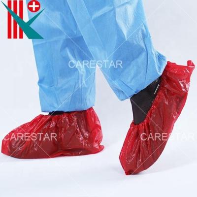 China Lightweight disposable CPE shoe cover, handmade for sale