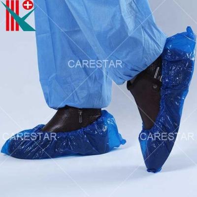 China Disposable polyethylene PE shoe cover, handmade for sale