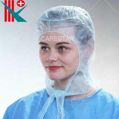 China Character Balaclava Surgical Head Cover / Disposable pp Ninja Nonwoven Hood Link-on for sale