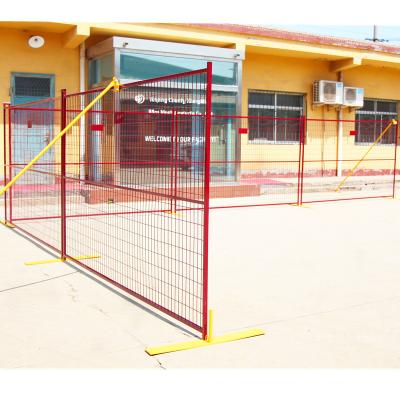 China Easily Assembled Welded Colored Powder Coated Temporary Fence for sale