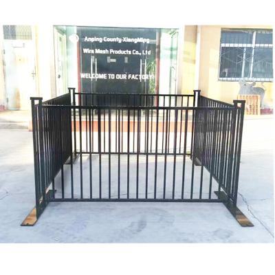 China Easily Assembled Heavy Duty Powder Coated Crowd Control Barricade Temporary Portable Barrier for sale