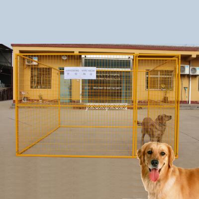 China Large Wholesale Price Breathable Outdoor Metal Steel Wire Dog Cage Cheap Used Kennel Carrier And Running Fence Panels (XMR55) for sale