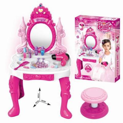 China With Music And Light Children Girl Make Up Table Toy Set With Light And Music for sale