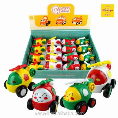 China Rubbing Toy Q-CITY Plastic Toys Inertia Cars For Kids Hot Sale for sale