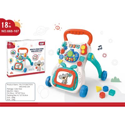 China Q-KIDS Musical Plastic Cart Walking Toys For Babies 2020 Y449380 for sale