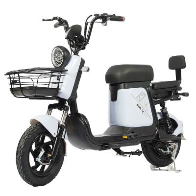 China Hot Sale Fat Tire Carbon Steel Chinese Cheap Electric Bicycle 350W Electric Motorcycle Adult Electric Scooter for sale