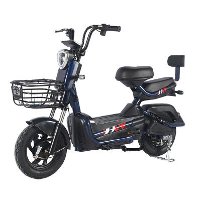 China Full Suspension 2 Person Carbon Steel 2022 Electric Bike Bicycle 48V High Power Brushless Fat Tire Electric Bike for sale