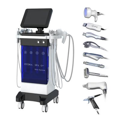 China Exfoliators 2021 professional 11 in 1 aqua h2o2 hydraulic diamond hydradermabrasion facial machine for spa for sale