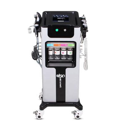 China Pigment Removal 2021 Professional 8 in 1 Aqua Oxygen Jet Peel Hydra Facial Peeling Dermabrasion Machine for sale