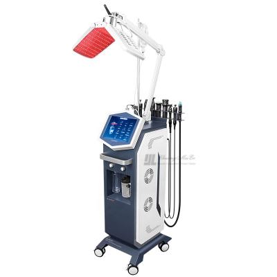 China Pigment Removal 13 in 1 Pure Oxygen Jet Hydrodermabrasion Ultrasound RF Oxygen Water Facial Machine with PDT for Spa Salon for sale