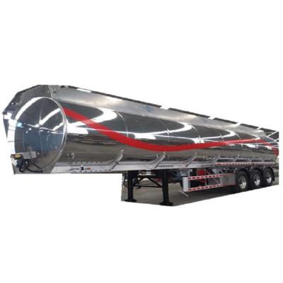 China Aramco ADR, DOT, SASO 42000L ALUMINUM ALLOY FUEL TANK SEMI TRUCK TRAILER TRAILER for sale