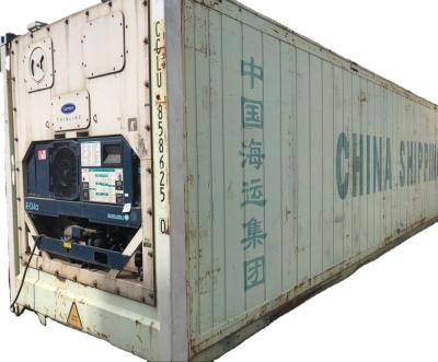 China 40ft and 20ft BV or LR certificate DNV.2.7.1 used reefer container 67.4 for sale