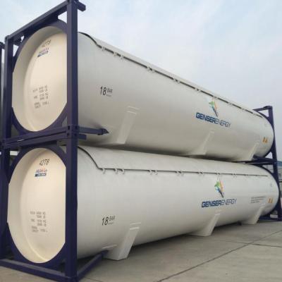 China SA-612M Normalized ASME, IMDG, ADR, CSC, ISO 20 feet LPG storage tank container for sale