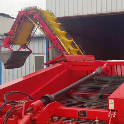 China Potato Harvester 2 Row Walking Tractor Mounted Potato Harvest Machine for sale