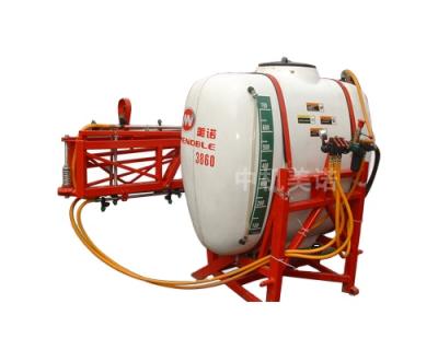 China High Clearance 1000L Tractor Mounted Hydraulic Pesticide Boom Sprayer for sale