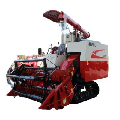 China CE Automatic Self Propelled Rice Crawler Type Rice Harvester for sale