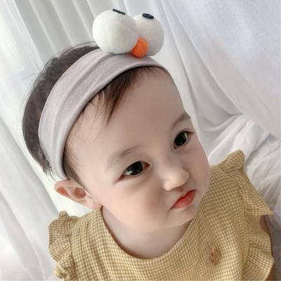 China European and American Style Hair Accessories for Infant Baby Girls Bow Knot Lovely Baby Hair Soft Bow Headband Infant Girls Headbands for sale