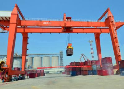 China OEM Double Girder Gantry Crane , 100 Ton Gantry Crane With 2 Trolley Hook for sale