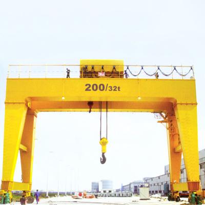 China Große HochleistungsBelastbarkeit M6 150 Ton Double Girder Gantry Crane zu verkaufen