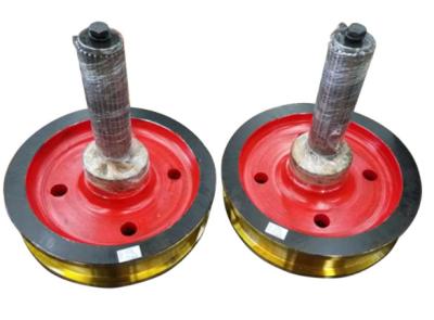 China Wheel Set Crane Spare Parts , Construction Machinery Bridge Crane Wheels for sale