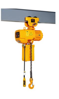 China Bridge Cranes Electric Chain Hoist 2 Ton Light Aluminum Alloy Steel With Plain Trolley for sale