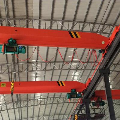 China Spanne 31.5m obenliegender reisender Crane Single Girder 5 Ton With Track zu verkaufen