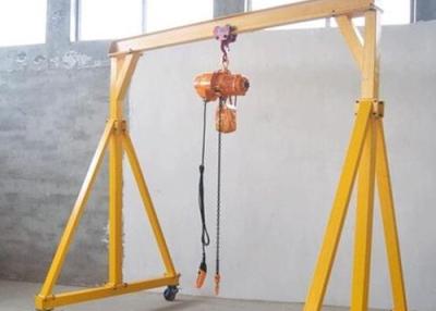 China Turbo Lift Pendent Button Control 2.5 Ton Portable Gantry Crane for sale