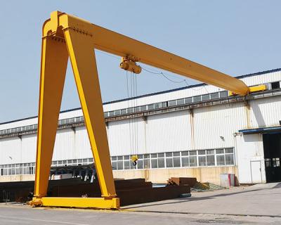 China Workshop Span 7m Single Girder Semi Gantry Crane A3 Working Duty zu verkaufen