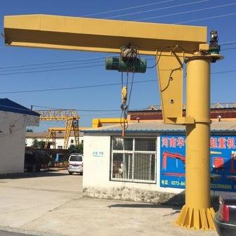 China 12T hoge Veiligheidspijler Jib Crane Lifting Speed 6.6m/Min Arm Length 4m Te koop