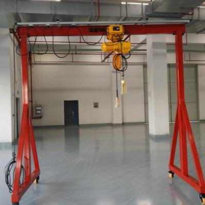 China 3,2 Ton Electric Wheel Portable Gantry Crane Convenient Installation en venta