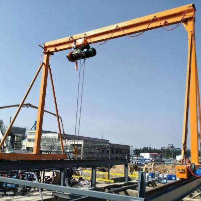 China pórtico Crane Simple Design Detachable Moving de 6.5T Max Width 10m Warehouse libremente en venta