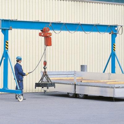 China 3,5 clase obrera de elevación A3 de la altura de Ton Portable Gantry Crane los 7.5m en venta