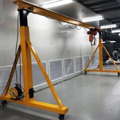 China Del empuje 5 de Ton Portable Gantry Crane Moving altura ajustable manual libremente en venta