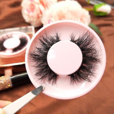 China Thick Real Private Label Diamond Lash Box Wholesale 3d Mink Eyelashes Vendor Mink Eyelashes for sale