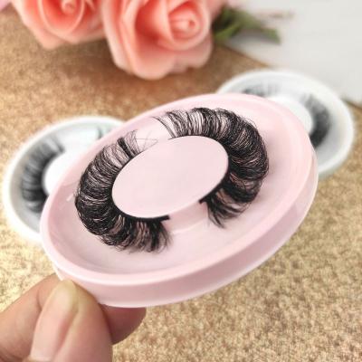 China Wholesale False Mink Eyelashes 3d Eyelashes 16mm Winged False Mink Eyelashes 20mm Russian Loop 20mm for sale