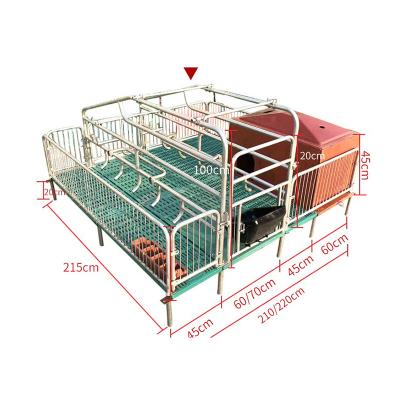 China Competitive Price/Long Lifespan/Factory Sale PVC Splitters Group Housing Farrowing Equipment Low Price Directly Supply For Pig Farm for sale