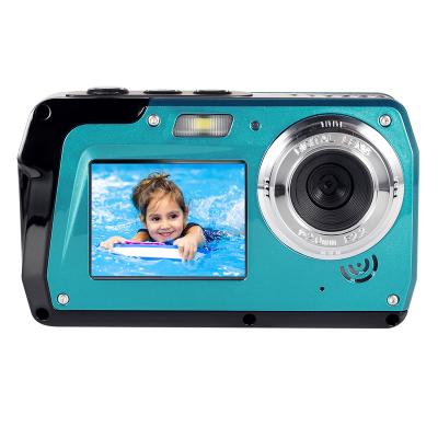 China Cheap Camera Waterproof Camera 56MP Underwater Cameras UHD 4K/30FPS Video Recorder Selfie  Dual Screens 10FT Digital Camera for Snorkeling for sale