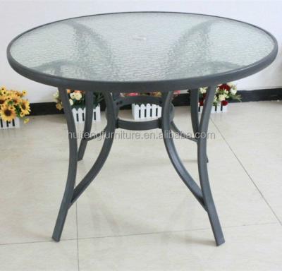 China New style contemporary hot sale garden steel frame round table outdoor metal table furniture steel table for sale