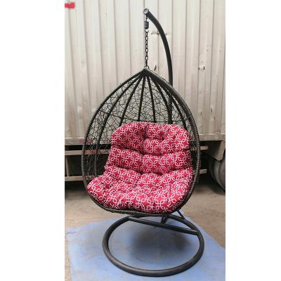 China Modern Outdoor Furniture Hanging Chair Rattan Swing Outdoor Patio Swings With Garden Swing Chair for sale