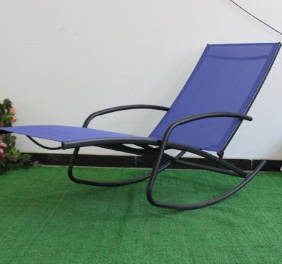 China Contemporary Steel Clamp Camping Chairs Patio Garden Leisure Rocking Chair for sale