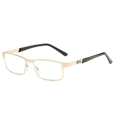 China The other autumn 2021 new arrival anti light Reflection metal racket anti reading blue white glasses glass for sale