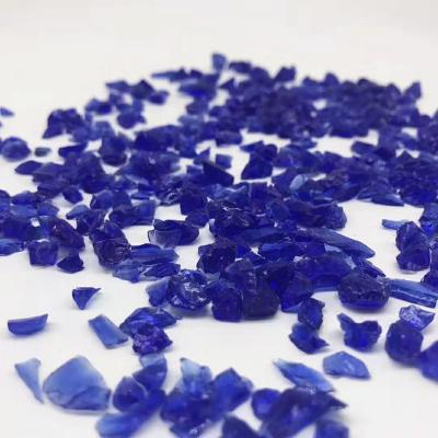 China Modern cheap price crushed broken glass chips for aquarium decoration and fire pit for sale